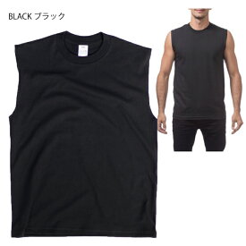 無地「マッスル」Tシャツ 半袖 プロクラブ【5.8oz コンフォート】ノースリーブ メンズ 大きいサイズ PRO CLUB PROCLUB USサイズ Tシャツ 無地 メンズ ビッグサイズ カットオフ【メール便は1点まで】【メール便はラッピング不可】