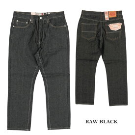 【32in 〜 44in】PJ MARK ストレート ジーンズ 【 BASIC RAW DENIM 】 デニム ダボパン ベーシック ロングパンツ ジーパン リジッド 生デニム ロウデニム USサイズ ズボン メンズ 大きいサイズ ビッグサイズ STRAIGHT FIT DENIMPANTS