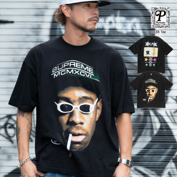 楽天市場】PORTRAITS ポートレイツ プリントTシャツ 半袖 HIPHOP 