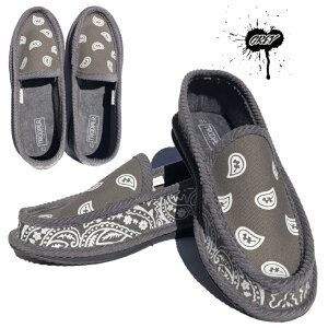 TROOPER �n�E�X�V���[�Y �yHOUSE SHOES�z �y�y�C�Y���[ �o���_�i�z�g�D���[�p�[ �X���b�|�� �`�J�[�m ���[���C�_�[ ���[���V���[�Y PAISLEY BANDANA SLIP-ON HOUSE SHOES WESTCOAST HIPHOP