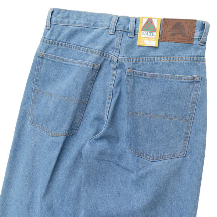 楽天市場】LA GATE 【CLASSIC JEANS】 ロングパンツ デニム バギー 
