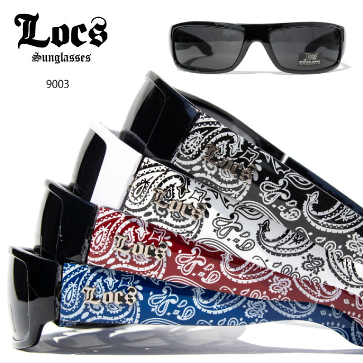 楽天市場】LOCS ローク サングラス【9003 BANDANA】 ペイズリー 
