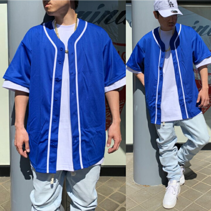 楽天市場 L 4xl Victorious ベースボールシャツ 無地 スポーツコーデ 90s Hiphop ロサンゼルス ヴィクトリアス Losangeles La メンズ 大きいサイズ L Ll 3l 4l 5l Criminal クリミナル