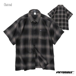 VICTORIOUS ���B�N�g���A�X�y�t�����l�� �`�F�b�N�V���c�z ���� �`�J�[�m ���[���C�_�[ WestCoast HIPHOP PLAID SHIRTS �v���C�h�V���c ���T���[���X LA �E�G�X�g�R�[�X�g �M�����O �����Y �傫���T�C�Y