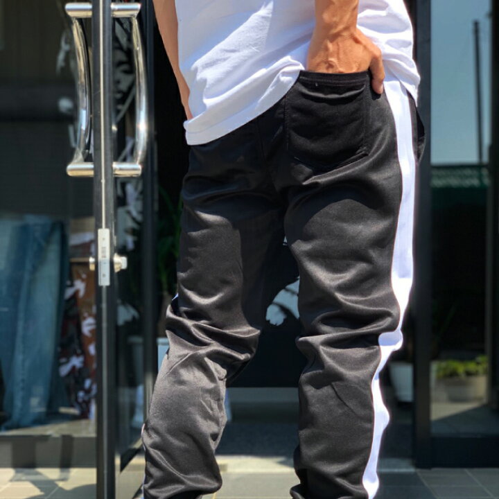 楽天市場 M 2xl Bleecker Marcer ラインパンツ トラックパンツ ジャージ パンツ スポーツmix スポーツコーデ アスレジャー ジョガーパンツ ブリーカー マーサー Hiphop スオリート メンズ 大きいサイズ ビッグサイズ M L Ll 2l 3l 4l Criminal クリミナル