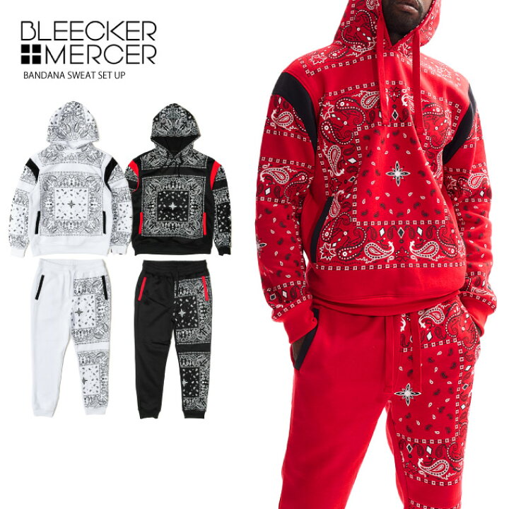 楽天市場】BLEECKER & MERCER 【バンダナ スウェット セットアップ 