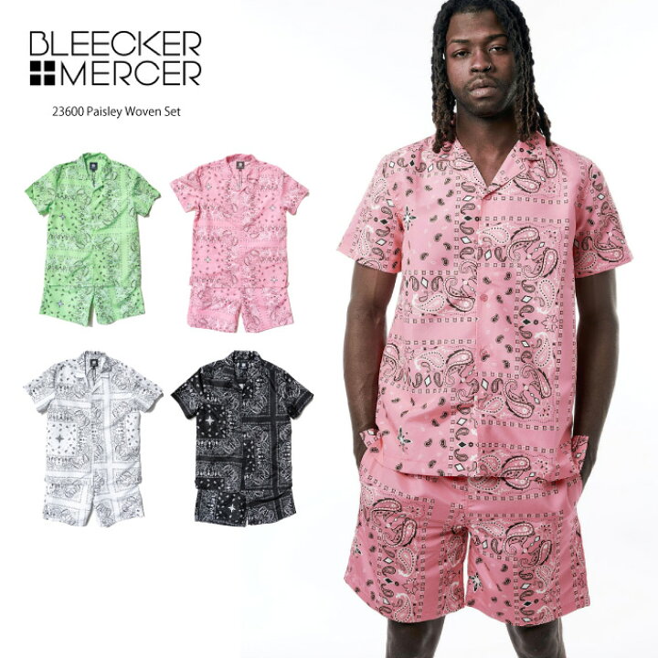 楽天市場】BLEECKER & MERCER 【 バンダナ セットアップ シャツ 