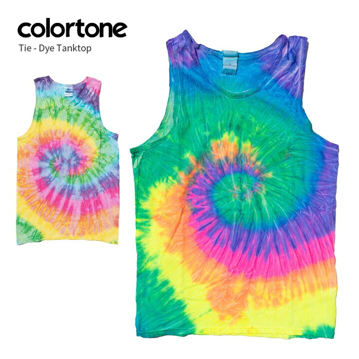 楽天市場】COLORTONE カラートーン 【タイダイ タンクトップ】 TIEDYE 