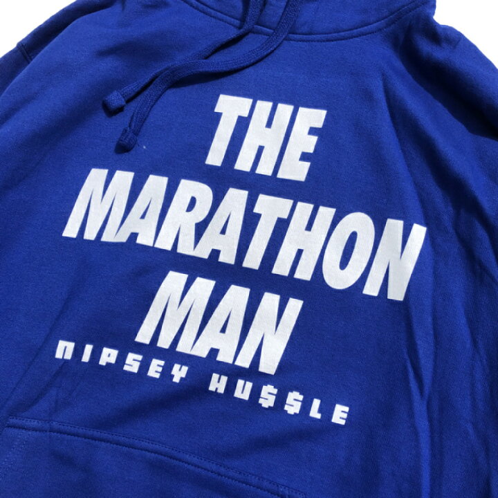 楽天市場】プリントパーカー 【THE MARATHON MAN】 ニプシーハッスル  