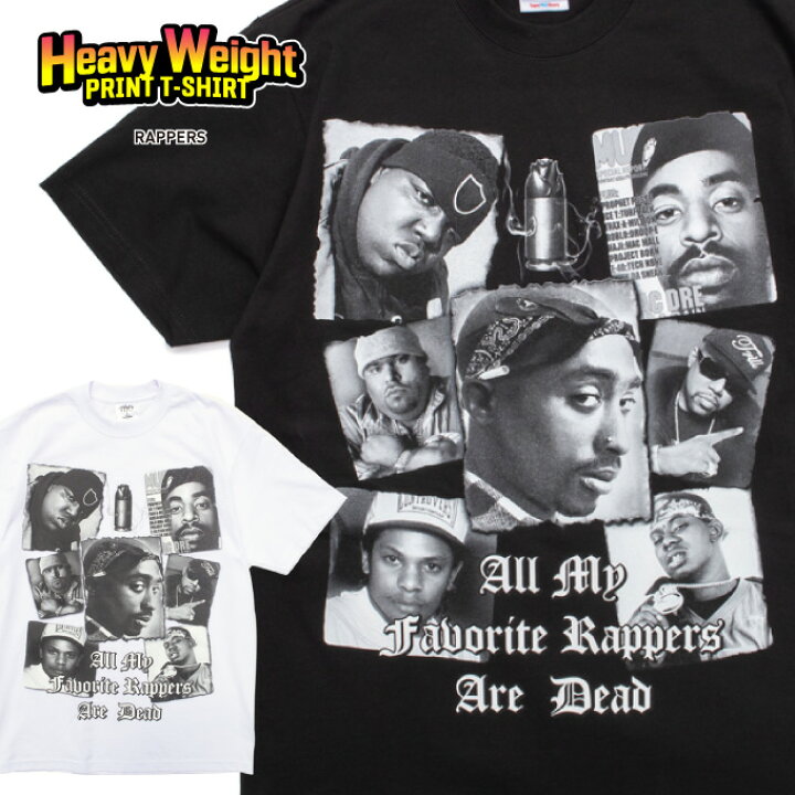 楽天市場】プリントTシャツ 【Rappers】 2pac Biggie ラッパー ラップT
