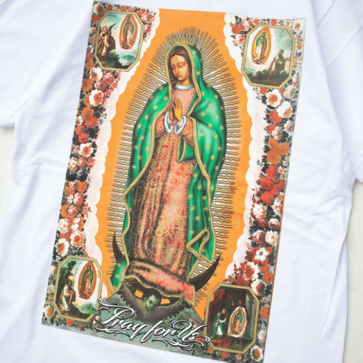 楽天市場】プリントTシャツ 【 Pray For Us / マリア 