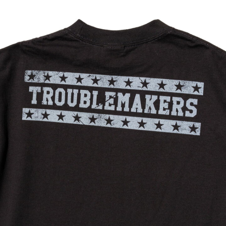 楽天市場】プリントTシャツ 【TROUBLE MAKERS】 ヘビーウェイト 半袖 