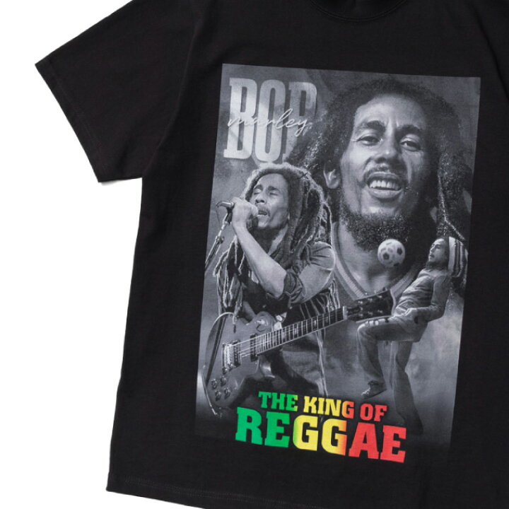 楽天市場】プリントTシャツ 【KING OG REGGAE / ボブ・マーリー】 BOB  