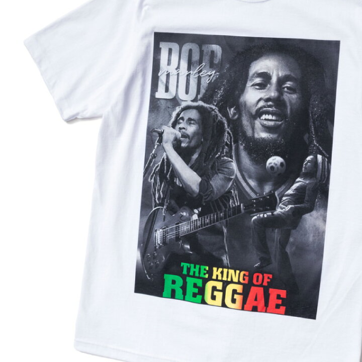 楽天市場】プリントTシャツ 【 KING OG REGGAE / ボブ・マーリー 