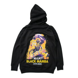 【M/XL】プリント パーカー 【 KOBE 24 コービーブライアント 】 プルオーバー フーディ HOODIE NBA BLACK MAMBA レイカース LAKERS カリフォルニア 西海岸 ヒップホップ WESTCOAST HIPHOP ウエッサイ ビッグサイズ メンズ 大きいサイズ 裏起毛 WEST系