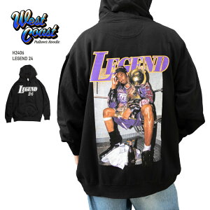 �v�����g�p�[�J�[ �yLEGEND 24�z �v���I�[�o�[ �t�[�f�B NBA ���T���[���X ���C�J�[�Y �J���t�H���j�A ���C�� �q�b�v�z�b�v WESTCOAST HIPHOP �E�G�b�T�C �r�b�O�T�C�Y �����Y �傫���T�C�Y ���N�� WE