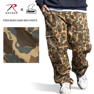 ROTHCO × Bear Archery�y�R���{ �J�[�S �����O�p���c�z BDU�p���c �~���^���[ �A�E�g�h�A �A�[�~�[ �~���^���[�R�[�f �R�p�� �����O�p���c ARMY CAMO US�T�C�Y �����Y �r�b�O�T�C�Y �傫���T�C�Y
