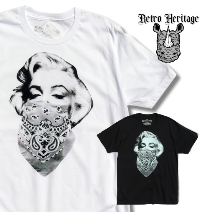 楽天市場】RETRO HERITAGE Tシャツ【モンロー BANDANA OG】 バンダナ 