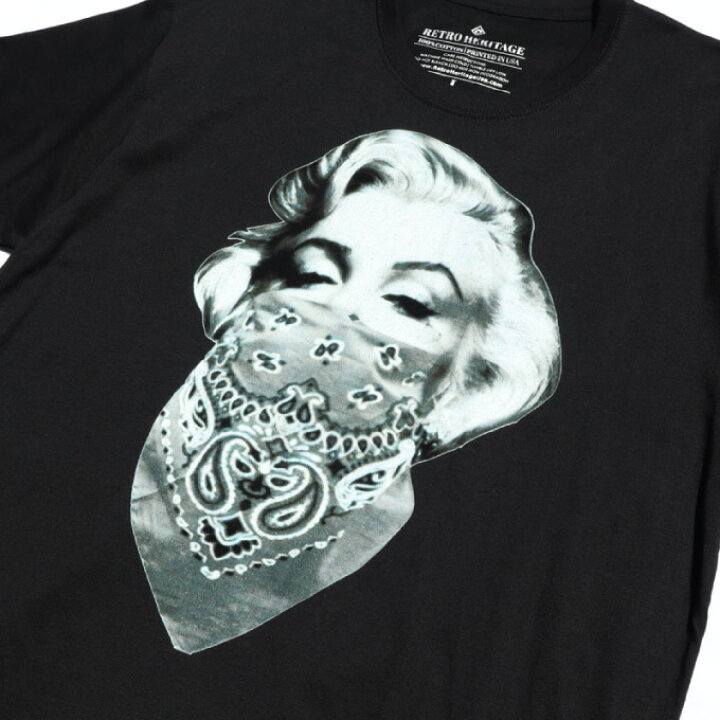 楽天市場】RETRO HERITAGE Tシャツ【 モンロー BANDANA OG 】 バンダナ 