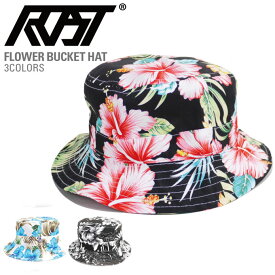 バケットハット 帽子 メンズ アロハ RDST HEAD WEAR BUCKET HAT 大きいサイズ ハット 花柄 キャップ ダンス 衣装 CAP ユニセックス レディース 男女兼用 紫外線対策 UV