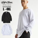 シャカウエア【9.0oz サーマル ロンT】 ヘビーウェイト ワッフル生地 ロングTシャツ 長袖 厚手 無地 メンズ 大きいサイズ ビッグサイズ ヘビーオンス USサイズ チカーノ ローライダー Shaka Wear Thermal T-shirts