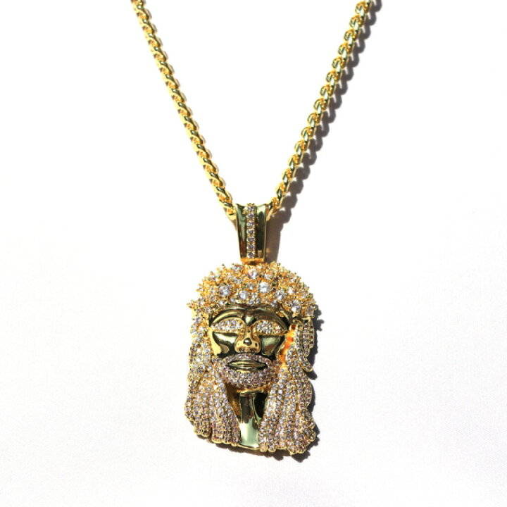 楽天市場】KINGICE キングアイス ネックレス【NOTORIOUS B.I.G JESUS 