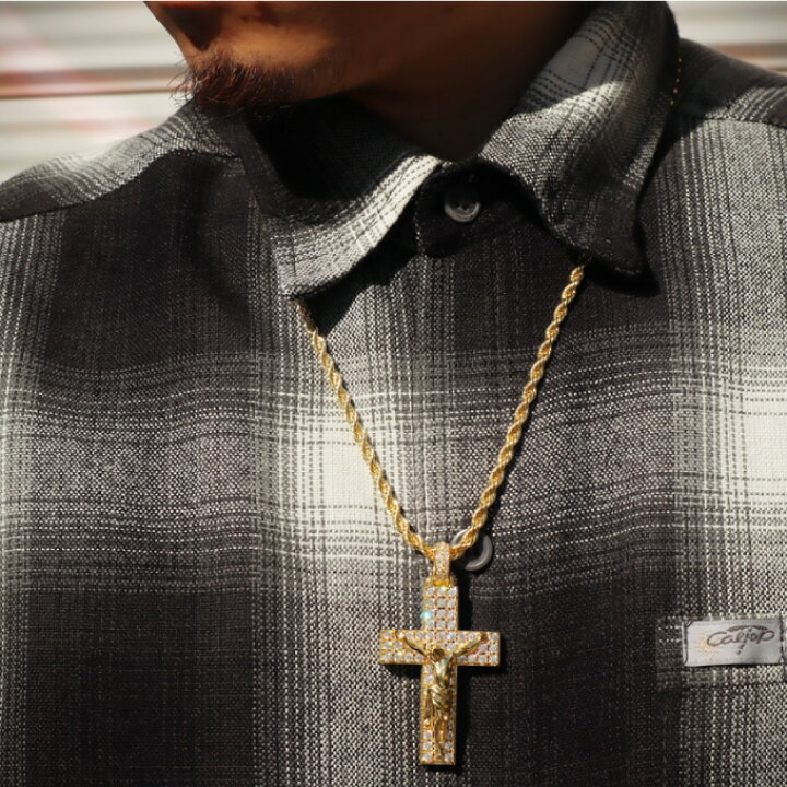 楽天市場】KINGICE キングアイス ネックレス【NOTORIOUS B.I.G CROSS 