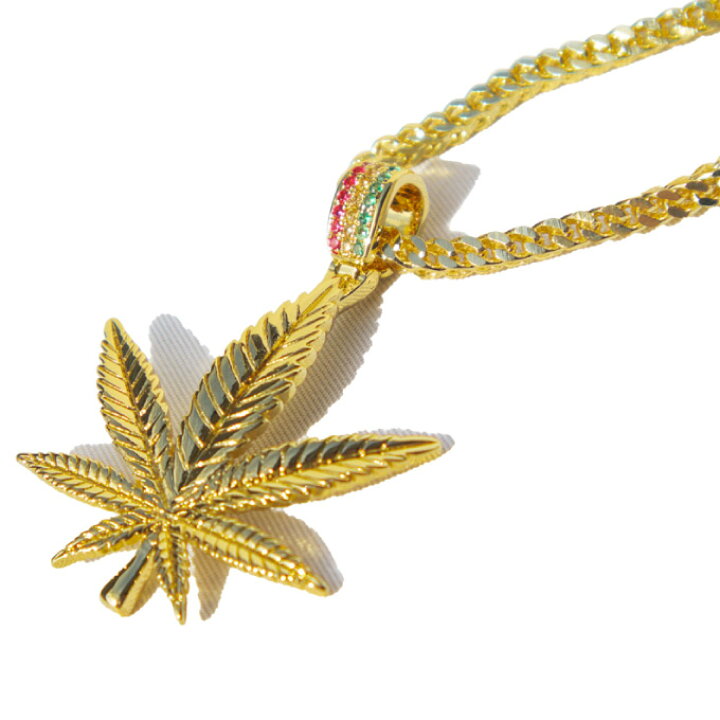 楽天市場】KINGICE キングアイス ネックレス【RASTA WEED LEAF 