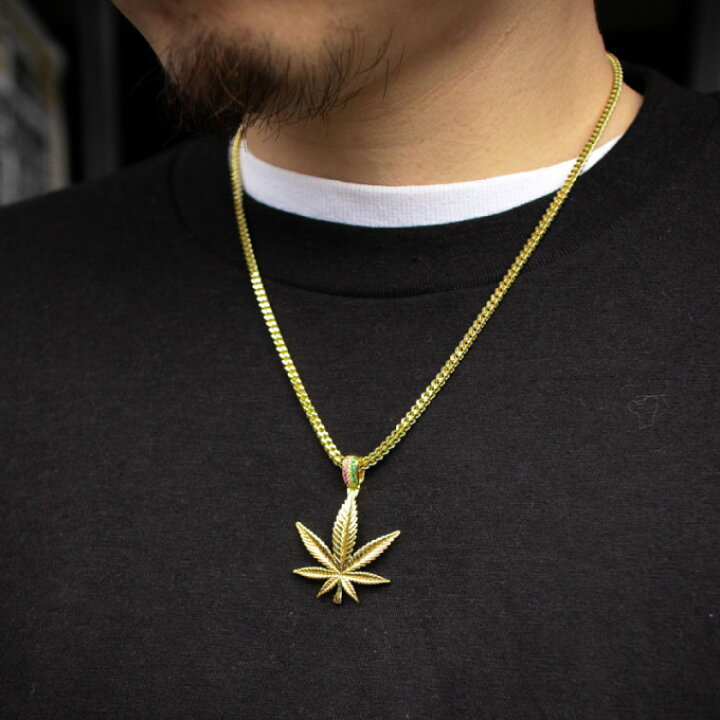 楽天市場】KINGICE キングアイス ネックレス【RASTA WEED LEAF 