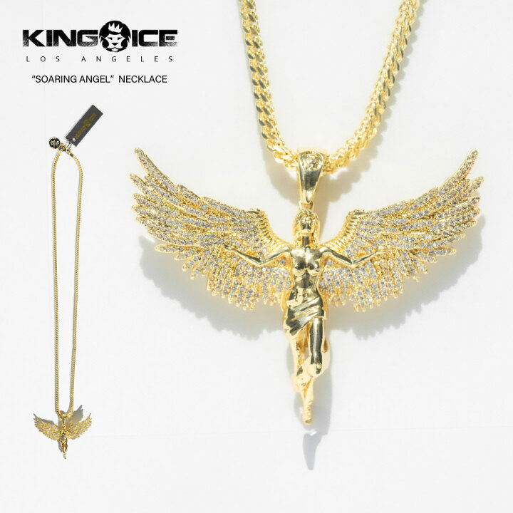 楽天市場】KINGICE キングアイス ネックレス【Soaring Angel 天使 