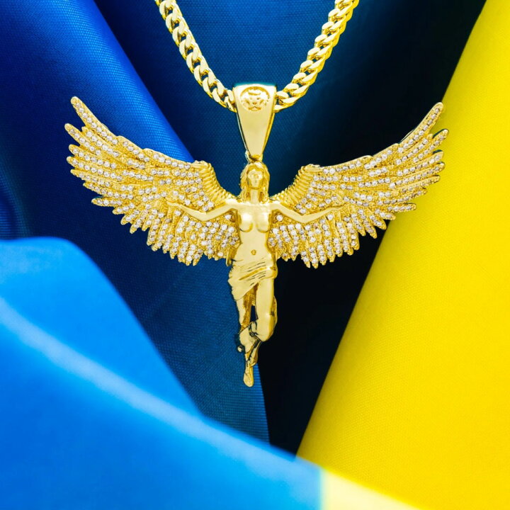 楽天市場】KINGICE キングアイス ネックレス【Soaring Angel 天使 