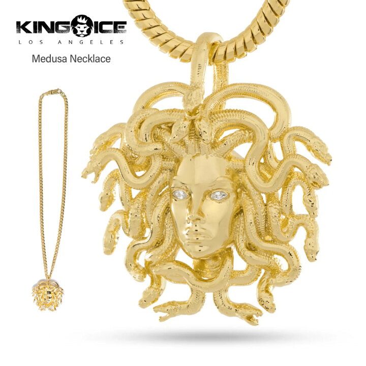 楽天市場】KINGICE キングアイス ネックレス【Medusa メデューサ】表面 