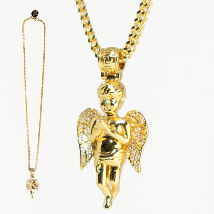楽天市場】KINGICE キングアイス ネックレス【Praying Angel 