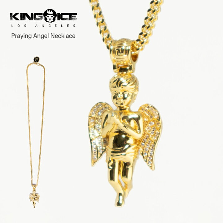 楽天市場】KINGICE キングアイス ネックレス【Praying Angel 