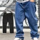 KNO-BETTA ストレート ベーシック ジーンズ 【998 BASIC】 デニム ダボパン ブルー ブラック ロングパンツ ジーパン USサイズ ズボン メンズ 90's HipHop JEANS LAGATE チカーノ ヒップホップ