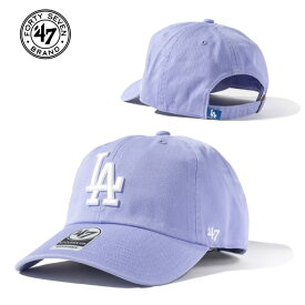 47brand フォーティーセブン キャップ【 CLEAN UP LA ドジャース パステルカラー 】 帽子 ローキャップ MLB オフィシャル ロサンゼルス LOS ANGELES DODGERS 野球 スポーツコーデ US メンズ