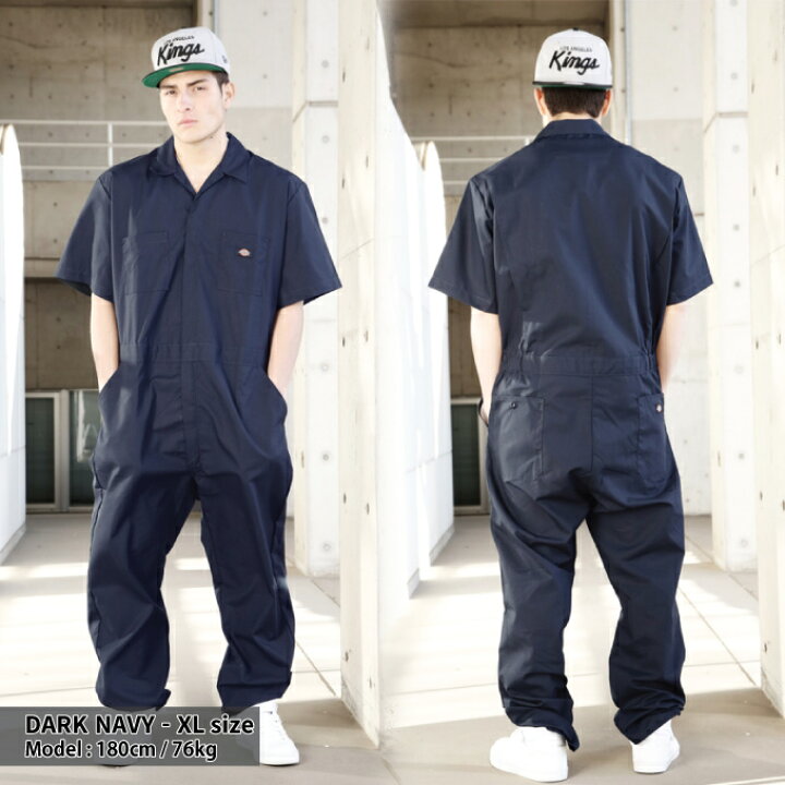 楽天市場】DICKIES ディッキーズ 【半袖 カバーオール】 つなぎ メンズ 