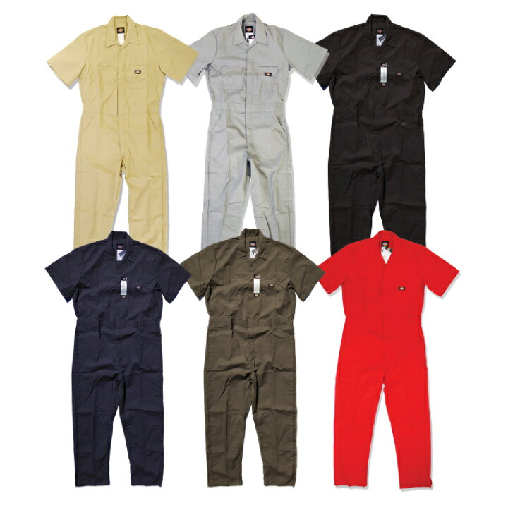 楽天市場】DICKIES ディッキーズ 【半袖 カバーオール】 つなぎ メンズ 