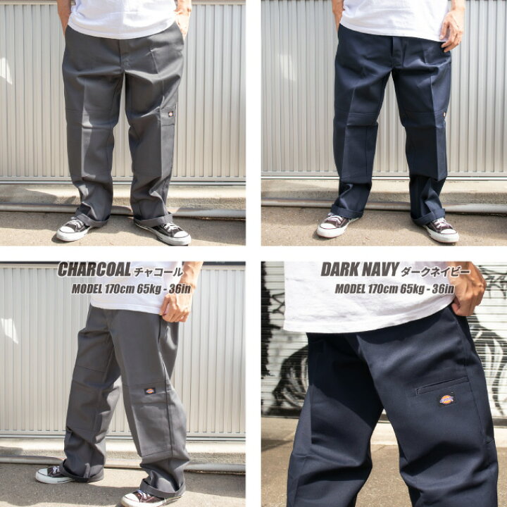 楽天市場】【32〜42in】Dickies ディッキーズ 【ダブルニー ルーズ 