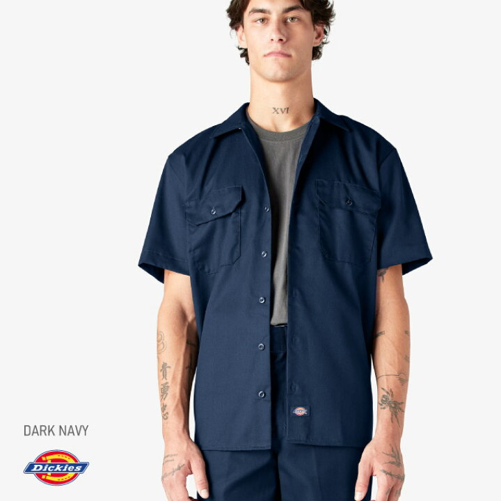 楽天市場】DICKIES ディッキーズ 【半袖 ワークシャツ】 半袖シャツ 