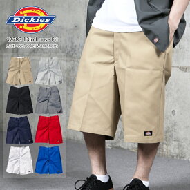 DICKIES ディッキーズ 【ハーフパンツ 13インチ ルーズフィット】 ワークパンツ メンズ 大きいサイズ Dickies ショートパンツ 42283 USライン ダボパン 作業着 ワークショーツ ランキング上位 チカーノ ローライダーUSサイズ WESTCOAST HIPHOP