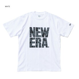 NEW ERA ニューエラ Tシャツ 【 ダックハンターカモ スクエア 】 半袖 8オンス コットン レギュラーフィット クルーネック 迷彩 カモフラ シンプルT メンズ NEWERA 正規品 L LL XL XXL 13516780 13516779