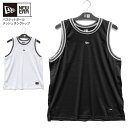 NEW ERA ニューエラ Tシャツ 【バスケットボール メッシュ タンクトップ】 バスケ スポーツ メンズ ノースリーブ オーバーサイズ 夏 運動 14410134 14410136