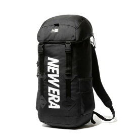 【大容量 35L】 ニューエラ NEW ERA 【ラックサック プリントロゴ】 バッグ リュック リュックサック バックパック メンズ おしゃれ 帽子収納可 キャッププロテクター付き トラベルバッグ アウトドア NEWERA RUCKSACK BAG 黒 ブラック 13529423