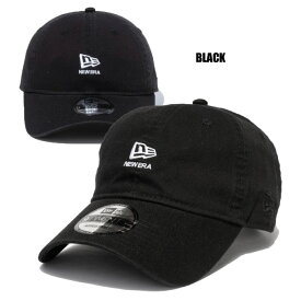 NEW ERA ニューエラ キャップ 【 9TWENTY Flag and Wordmark 】ローキャップ ポロキャップ シンプル ミニロゴ クロスストラップ コットン 綿 メンズ ユニセックス 男女兼用 帽子 黒 ベージュ NEWERA 920 【メール便は1点まで】【メール便はラッピング不可】