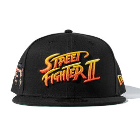 NEW ERA ニューエラ キャップ 【 59FIFTY ストリートファイターII 2P 】 スト2 コラボ NEWERA CAP メンズ ユニセックス 帽子 14125311