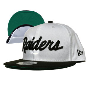 NEW ERA �j���[�G�� �L���b�v �y9FIFTY ���C�_�[�X �e�L�X�g���S�z NEW ERA CAP NFL RAIDERS NEWERA 9FIFTY 950 �X�q �I�[�N�����h �E�F�b�T�C �`�[�����S �u���b�N �x�[�X�{�[���L���b�v �X�g���[�g�L���b�v