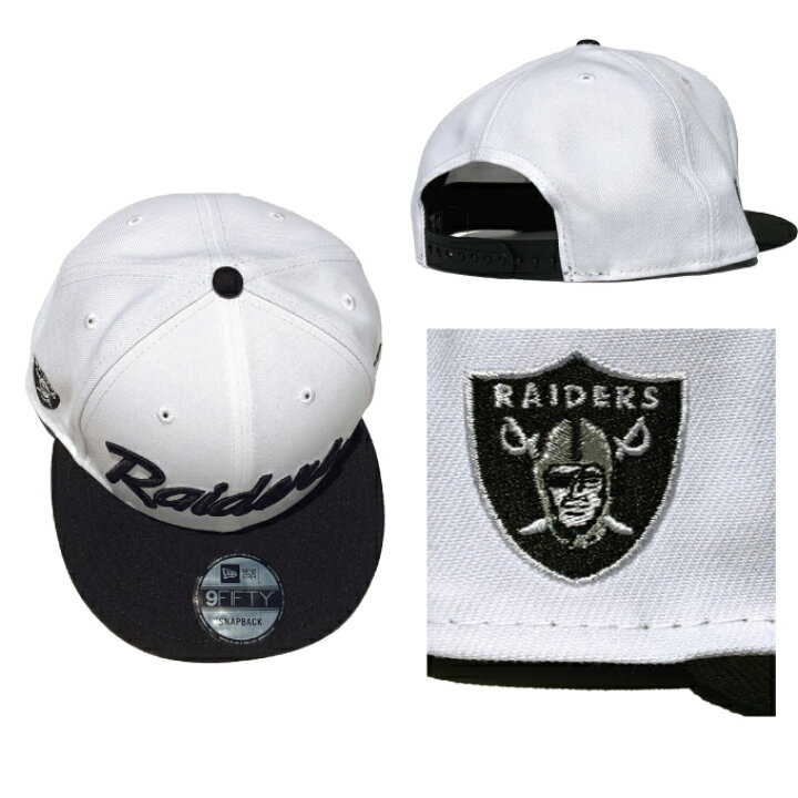 楽天市場】NEW ERA ニューエラ キャップ 【9FIFTY レイダース テキスト 