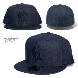 ニューエラ キャップ NEW ERA CAP 【 59FIFTY NY デニム 】 ニューヨーク ヤンキース NEWERA サイズあり 綿 帽子 大きいサイズ MLB ベースボールキャップ 定番 ベーシック ストレートキャップ 5950 13562236 60546683