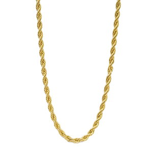 �`�F�[�� �l�b�N���X �yROPE ���[�v�z ��75cm �X�e�����X�E�X�e�B�[�� �\�ʃS�[���h���b�L �q�b�v�z�b�v �W���G���[ ���b�L BIG 80's 90's HIPHOP GOLD CHAIN NECKLACE STREET �X�g���[�g